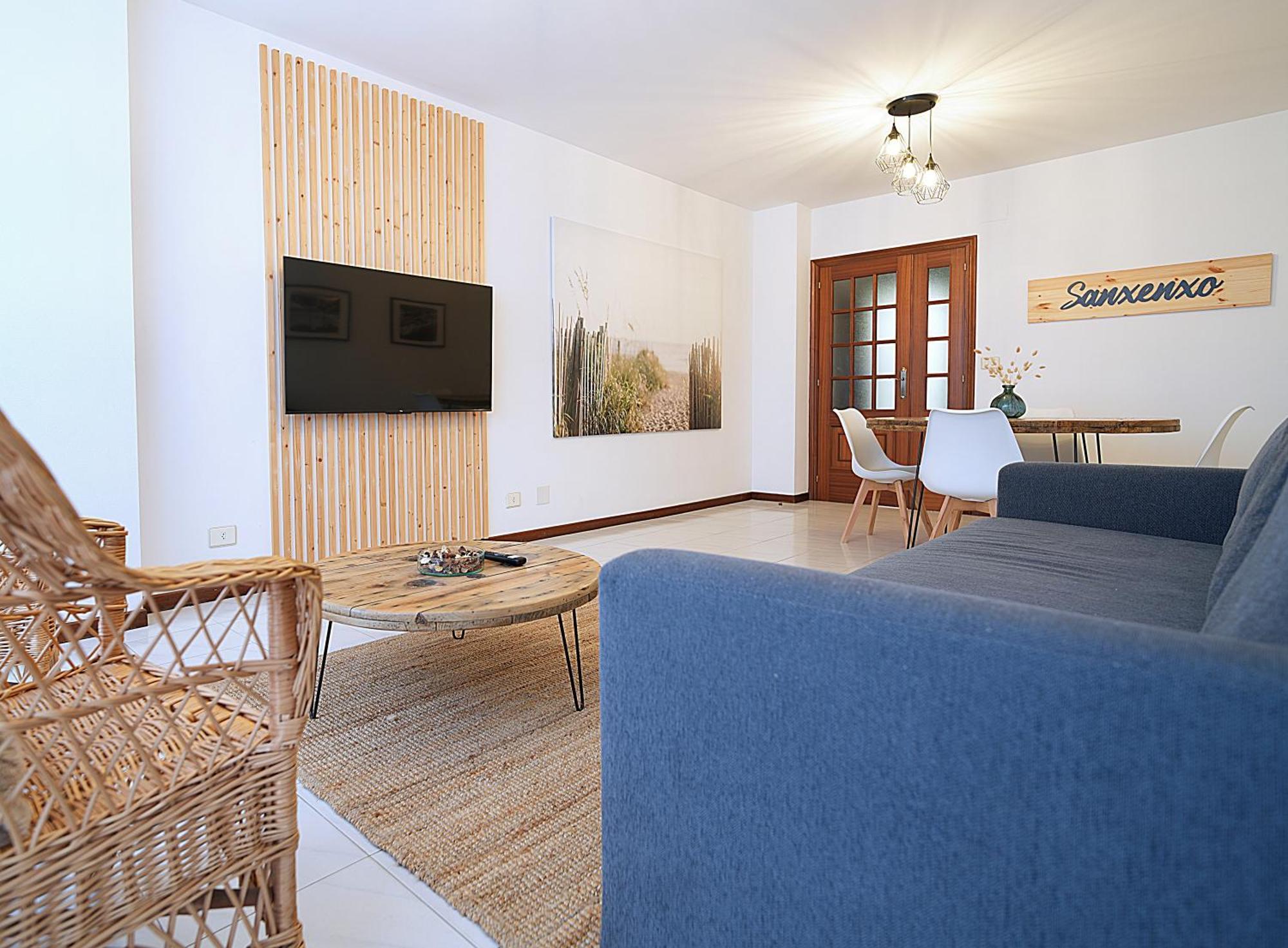Apartamento De Playa En Sanxenxo Con Parking 외부 사진